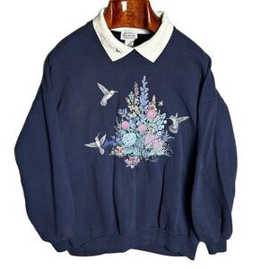 VTG National‎ Wildlife Federation Collared Women’s Pullover Sweatshirt Size 3XL